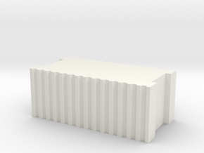 Ziegelstein / Brick 1:50 in White Natural Versatile Plastic
