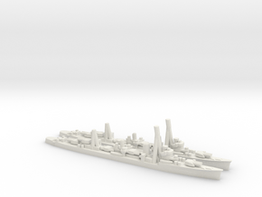 Japanese Kagero-Class Destroyer (x2) in White Natural Versatile Plastic