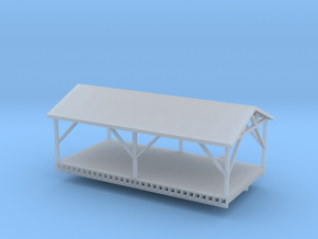 'N Scale' - Loading Dock in Tan Fine Detail Plastic