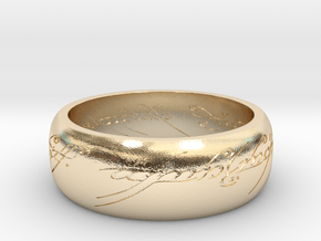 LOTR_Ring in 14k Gold Plated Brass