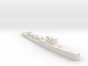 Italian Fortunale torpedo boat 1:3000 WW2 in White Natural Versatile Plastic