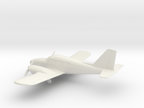 Piper PA-23-250 Aztec in White Natural Versatile Plastic: 1:64 - S