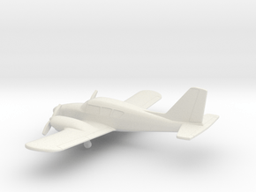 Piper PA-23-250 Aztec in White Natural Versatile Plastic: 1:160 - N