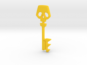 Borderlands Cosplay Golden Key in Yellow Processed Versatile Plastic: Extra Small
