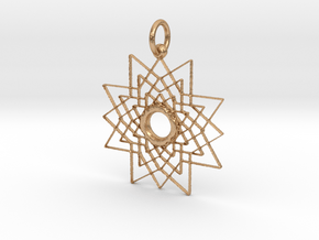 Superstar Pendant - Keychain in Natural Bronze