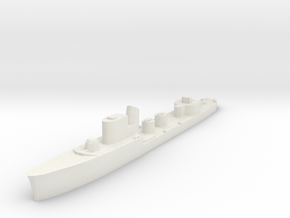 Italian Astore torpedo boat 1:3000 WW2 in White Natural Versatile Plastic