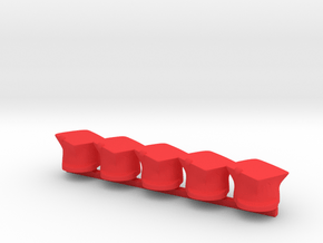 5 x Polish Ulan  in Red Processed Versatile Plastic