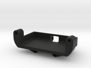 Axial SCX24 Metal gear Servo mount​ for Emax ES08M in Black Natural Versatile Plastic
