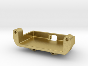 Axial SCX24 Metal gear Servo mount​ for Emax ES08M in Natural Brass