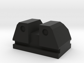 PPQ Tactical rear sight type 1 in Black Natural Versatile Plastic
