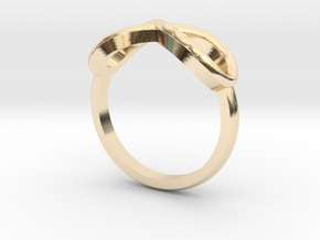 Simple infinity ring  in 14K Yellow Gold