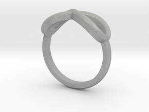 Simple infinity ring  in Aluminum