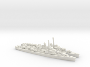 US Allen M. Sumner-Class Destroyer (x2) in White Natural Versatile Plastic