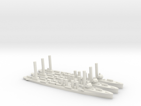 US Sampson-Class Destroyer (x3) in White Natural Versatile Plastic