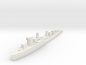 Soviet Molniya guard ship 1:1800 WW2 in White Natural Versatile Plastic