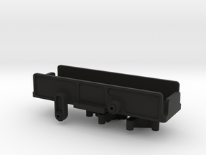 SCX24 Super Low CG Battery Tray + Shock Towers in Black Natural Versatile Plastic