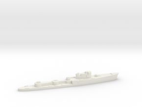 Italian Aliseo torpedo boat 1:1800 WW2 in White Natural Versatile Plastic