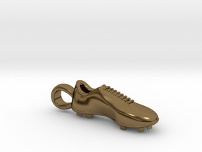 Soccer shoe in Polished Bronze