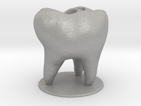 Tooth Toothbrush Holder in Aluminum
