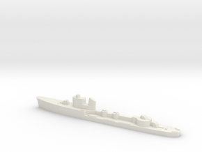Italian Alcione torpedo boat 1:1800 WW2 in White Natural Versatile Plastic