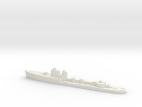 Italian Alcione torpedo boat 1:2400 WW2 in White Natural Versatile Plastic