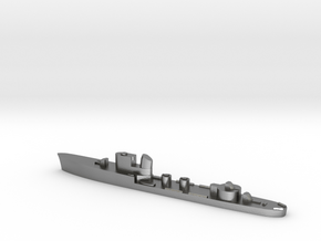 Italian Alcione torpedo boat 1:3000 WW2 in Natural Silver
