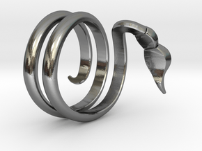 Scorpio Ring in Polished Silver: 6 / 51.5