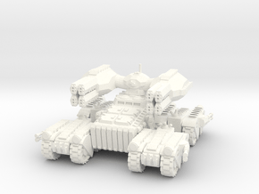 6mm - BFT (Big F**king Tank) Assault Behemoth  in White Processed Versatile Plastic