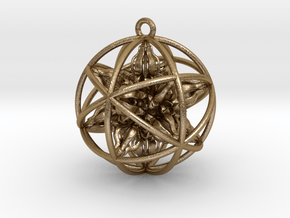 God Ball (14 Dorje Object) in Polished Gold Steel