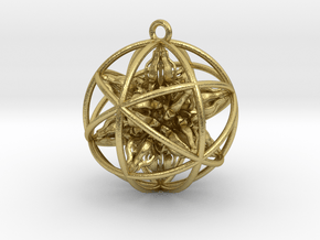God Ball (14 Dorje Object) in Natural Brass