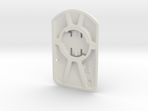 Wahoo Elemnt Roam to Garmin Adaptor - 10deg in White Premium Versatile Plastic