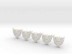 Rodimus Stars - Transformers Siege in White Natural Versatile Plastic