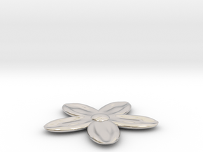 Flower for with a Magnet in Platinum