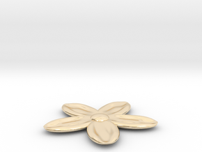 Flower for with a Magnet in 14K Yellow Gold