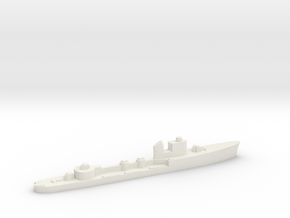 Italian Aretusa torpedo boat 1:1800 WW2 in White Natural Versatile Plastic