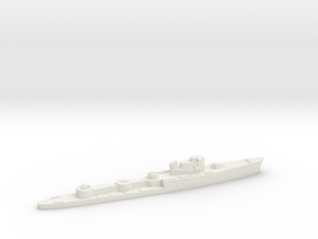 Italian Groppo torpedo boat 1:1800 WW2 in White Natural Versatile Plastic