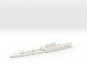 Italian Groppo torpedo boat 1:2400 WW2 in White Natural Versatile Plastic
