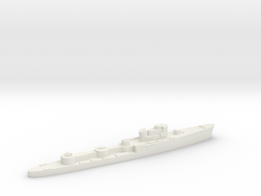 Italian Groppo torpedo boat 1:3000 WW2 in White Natural Versatile Plastic