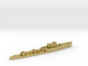 Italian Groppo torpedo boat 1:3000 WW2 in Natural Brass