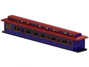 ABo3 model 97 - Swedish passenger wagon in Tan Fine Detail Plastic