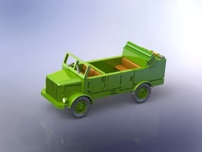 Borgward B2000 Kübel (Jeep) open 1/120 TT in Tan Fine Detail Plastic