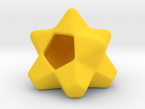 AIRhabitat Star Box in Yellow Processed Versatile Plastic