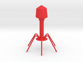 bacteriophage in Red Processed Versatile Plastic