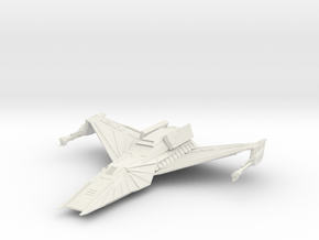 Klingon Interceptor Class  AttackWing II in White Natural Versatile Plastic