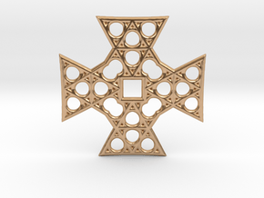 Cross in Polished Bronze