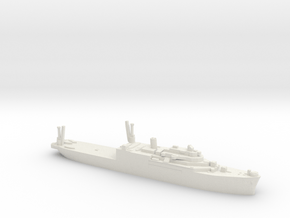 USS Currituck seaplane tender 1:2400 WW2 in White Natural Versatile Plastic