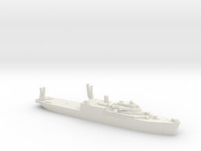 USS Currituck seaplane tender 1:3000 WW2 in White Natural Versatile Plastic