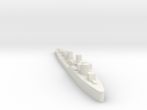 Soviet Purga guard ship 1:3000 WW2 in White Natural Versatile Plastic