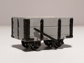 009 WHR / NWNGR 2 Plank Open Wagon 4mm in Tan Fine Detail Plastic