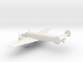 Lockheed Model 10 Electra in White Natural Versatile Plastic: 1:64 - S